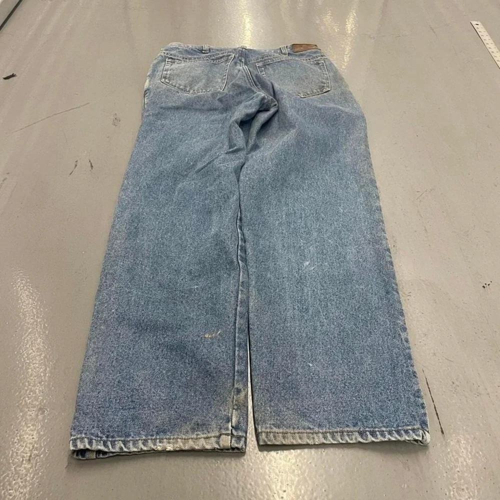 Cabelas‎ vintage light wash jeans with a soft insulation inside